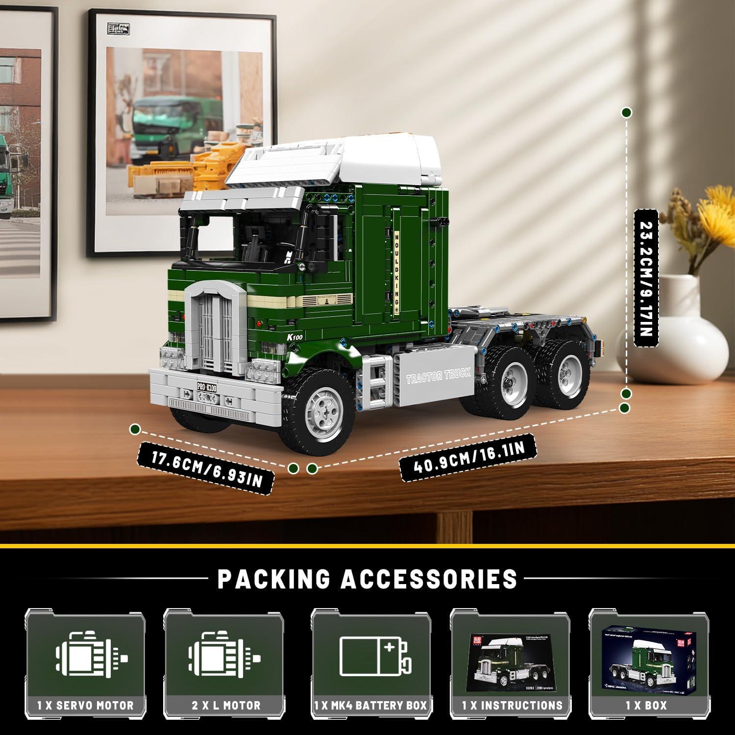 Camión Móvil de Construcción Mould King 2181 Piezas RC