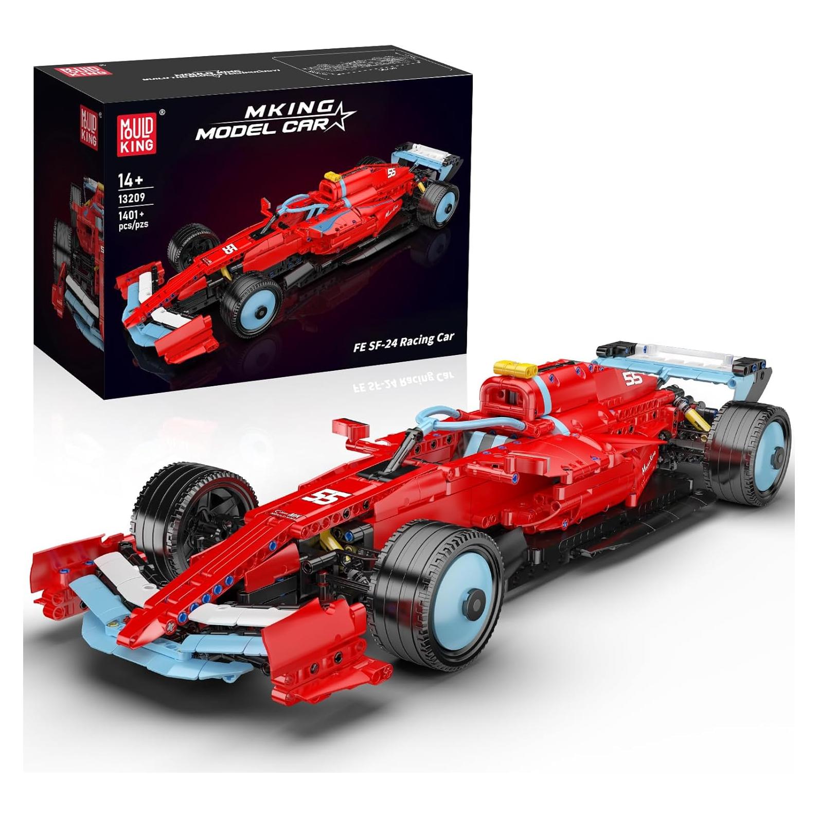 Conjunto de Bloques de Construcción Mould King 1401 Piezas Coche 1:8