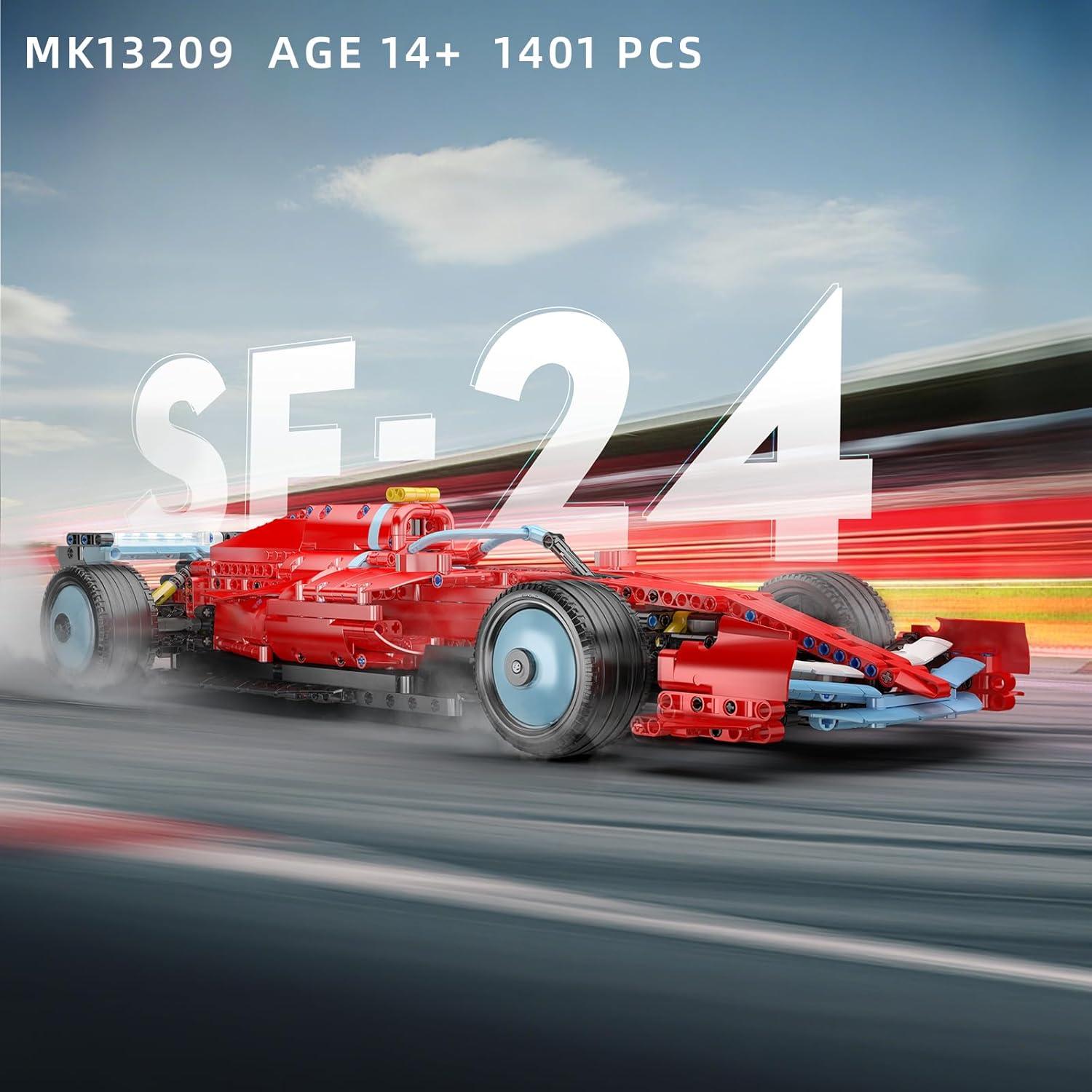Conjunto de Bloques de Construcción Mould King 1401 Piezas Coche 1:8