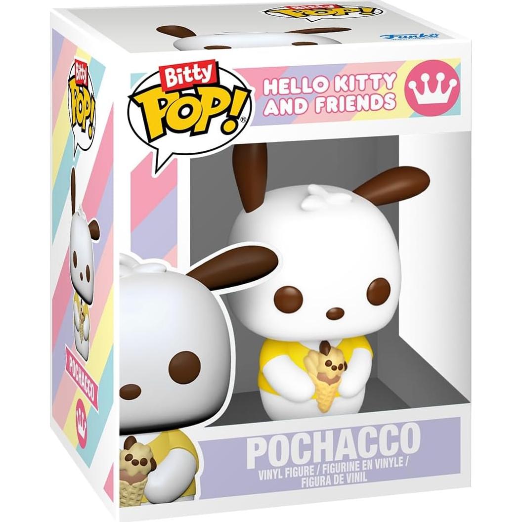 Funko Pop! Bitty Sanrio - Keroppi, Hello Kitty, Pochacco - 4 Figuras
