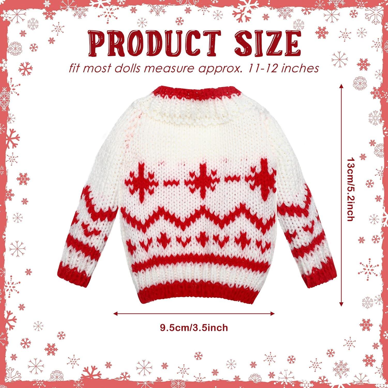 Conjunto de 6 Suéteres de Navidad para Muñeca Chalyna