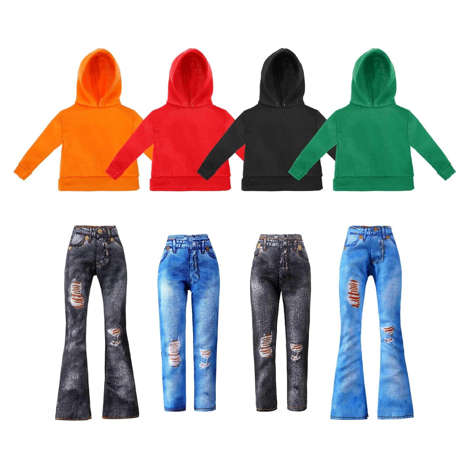 Conjunto de Ropa para Muñeca Bencailor 8 Piezas Algodón 29 cm