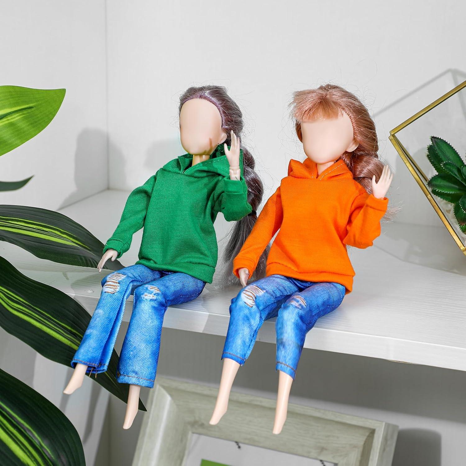 Conjunto de Ropa para Muñeca Bencailor 8 Piezas Algodón 29 cm