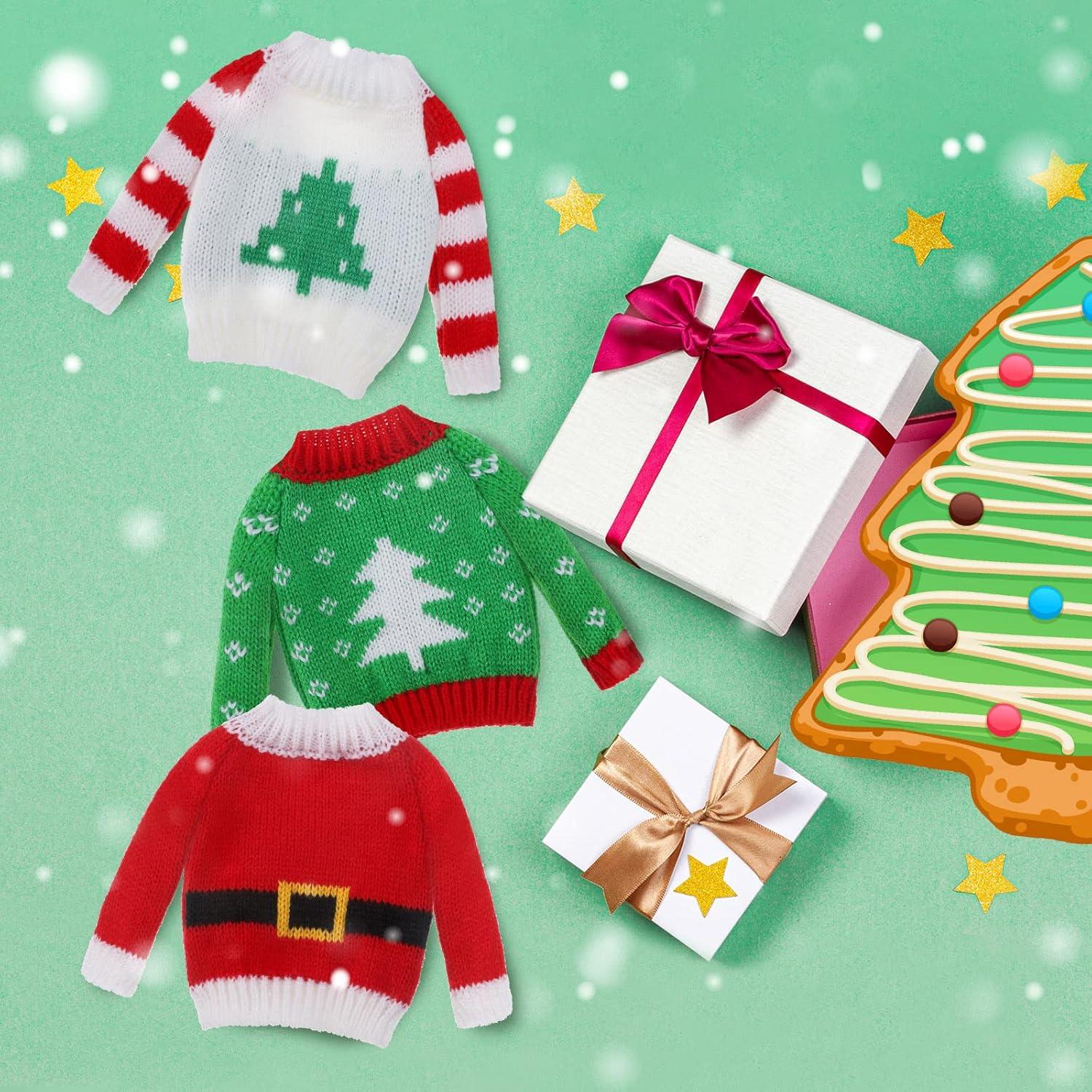 Conjunto de Suéteres de Navidad para Muñecas Aoriher - 3 Piezas