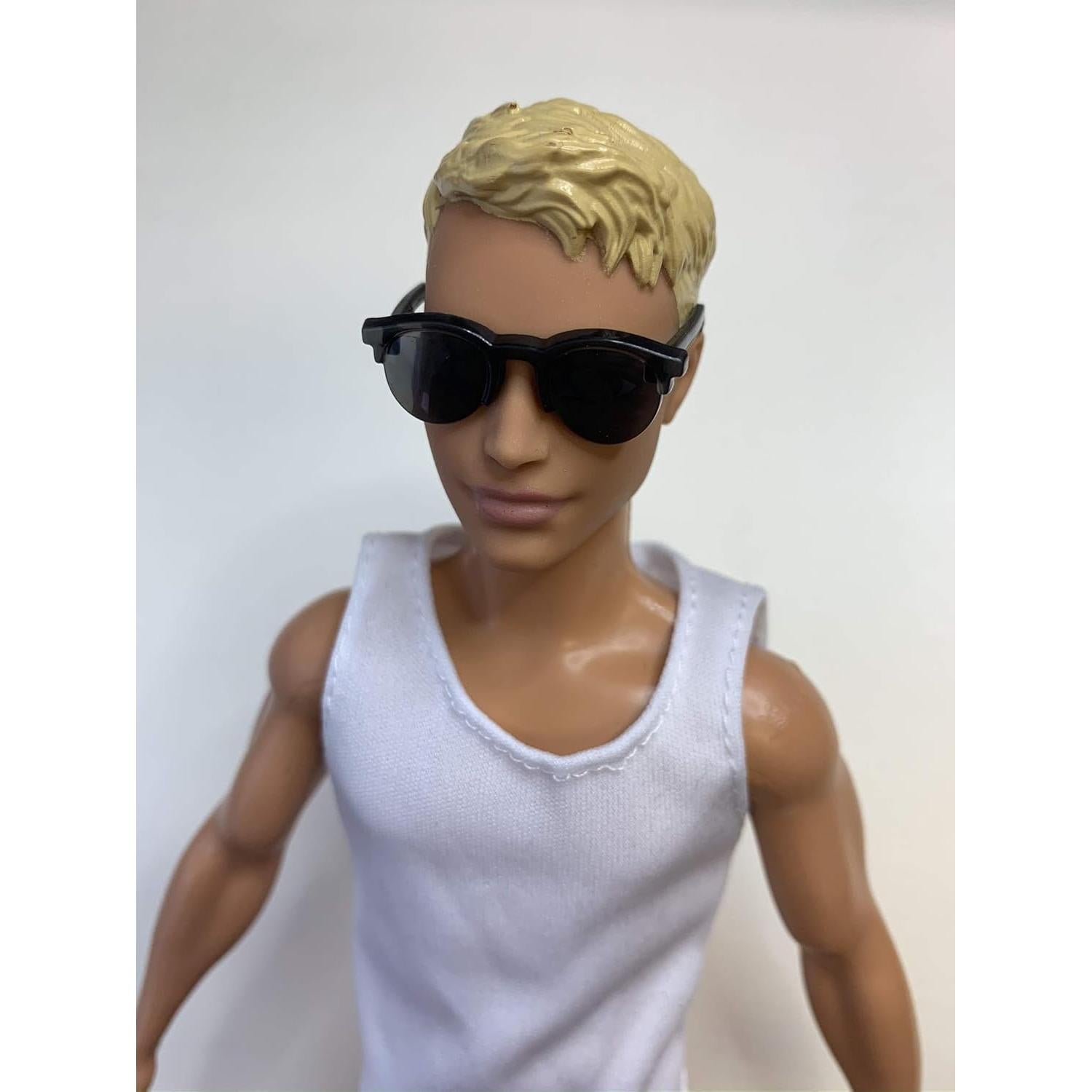 Conjunto de Ropa para Muñeco Ken Eledoll 30 cm - Chaqueta, Jeans y Gafas