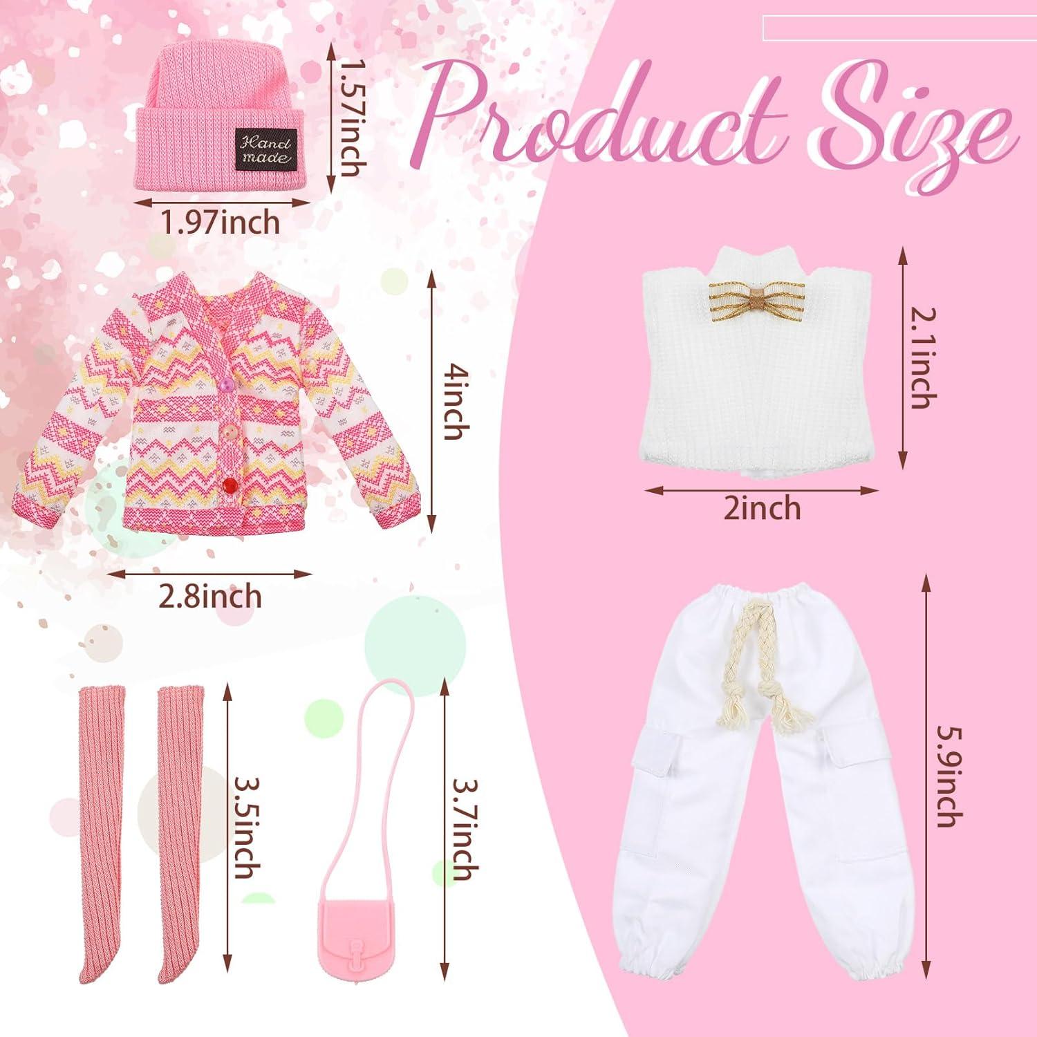 Ropa de Muñeca Geyoga 29 cm Conjunto Mono y Accesorios