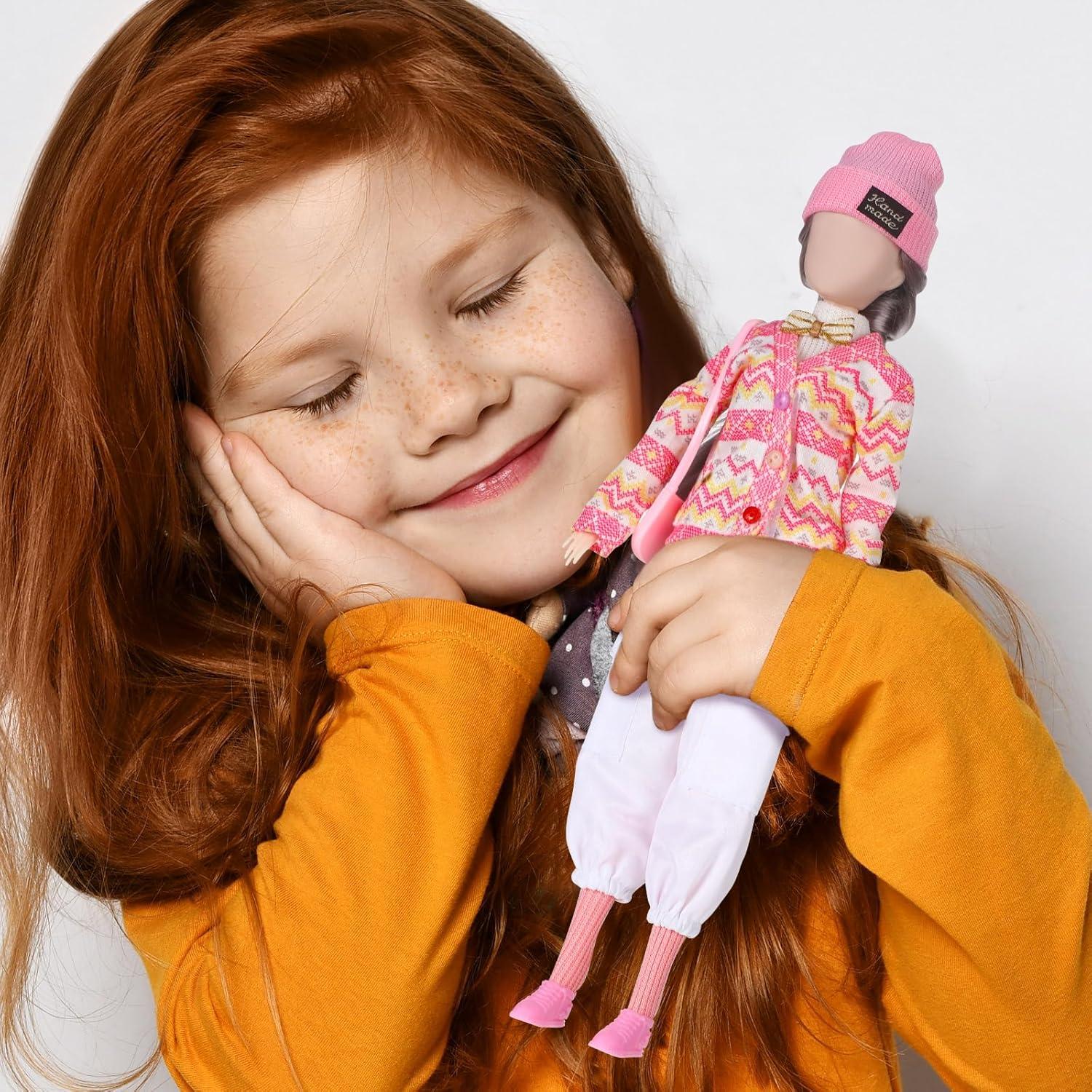 Ropa de Muñeca Geyoga 29 cm Conjunto Mono y Accesorios