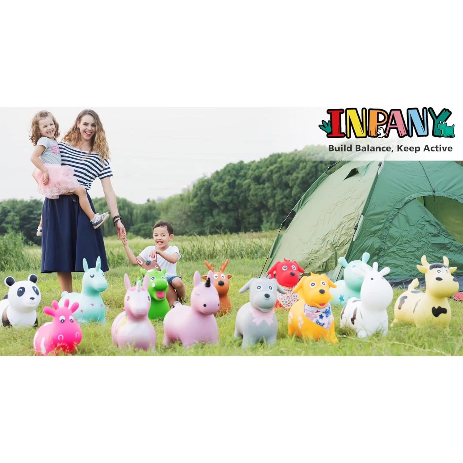 Juguete Inflable de Salto Inpany Vaca para Niños 1.68 Kg