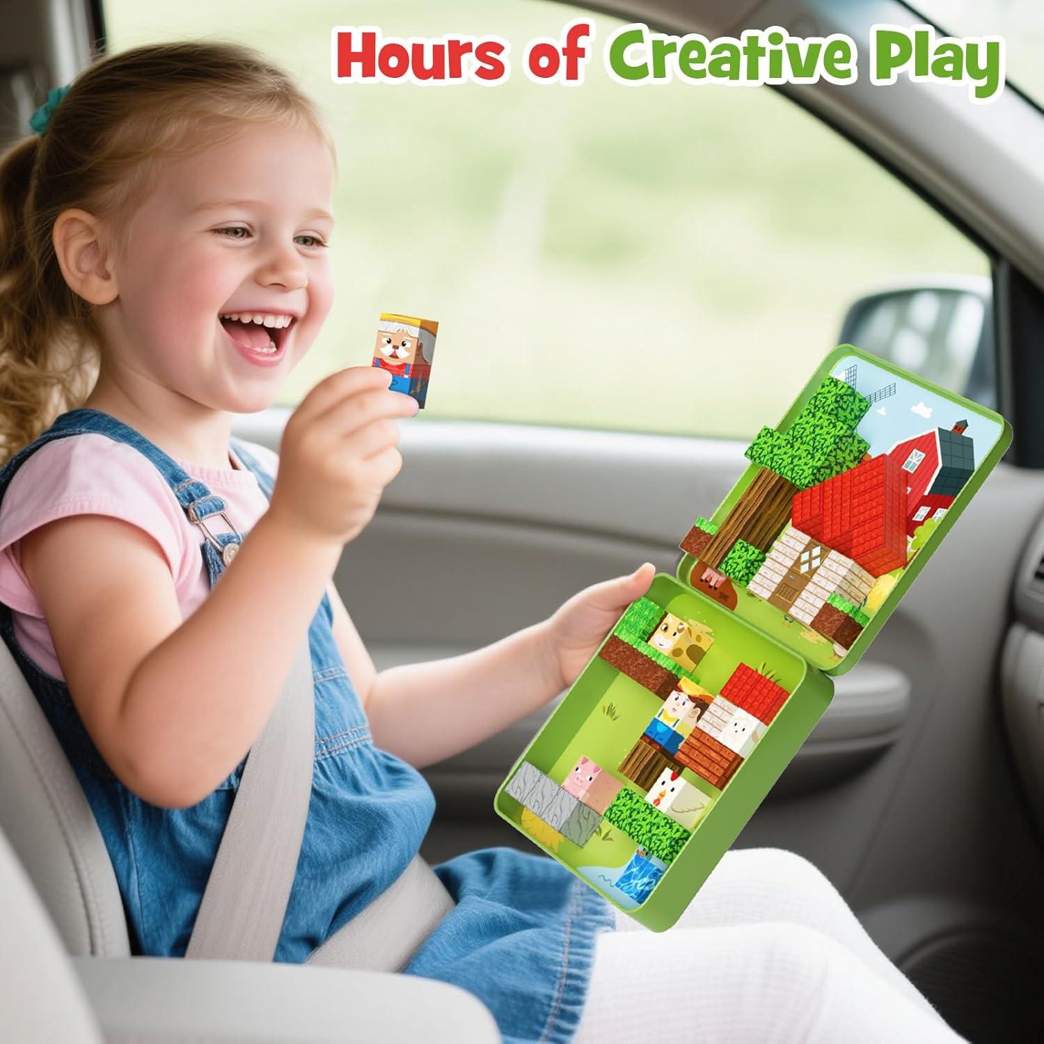 Bloques de Construcción Magnéticos 49 PCS STEM Match