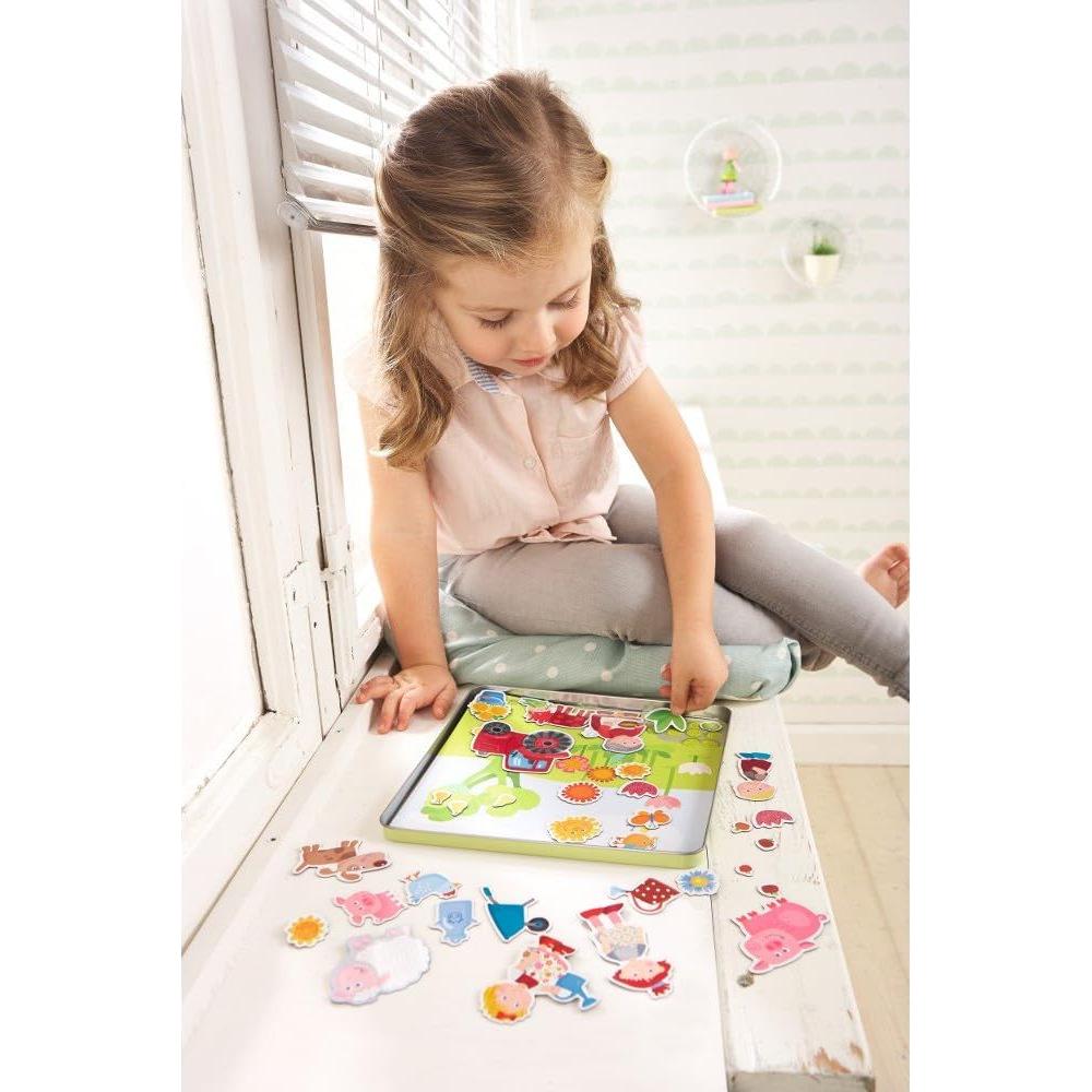 HABA Conjunto Magnético de Animales de Granja 122 Piezas