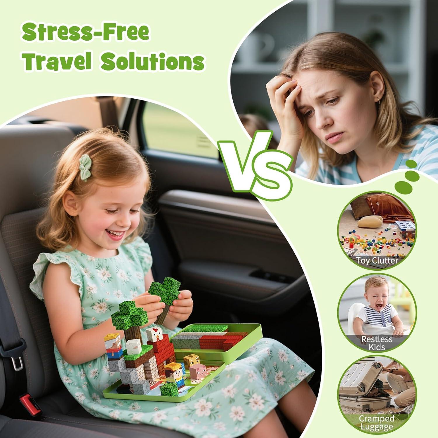 Juego de Bloques Magnéticos de Animales de Granja - 49 PZS