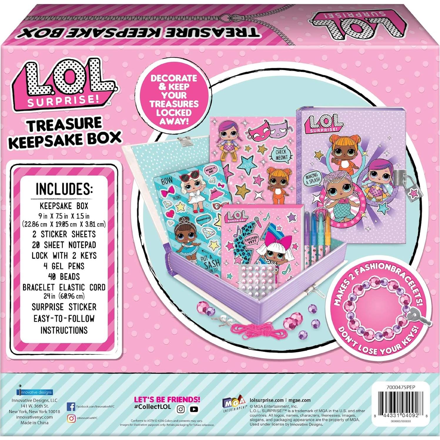 Caja de Juguetes de Tesoro L.O.L. Surprise! UPD Rosa