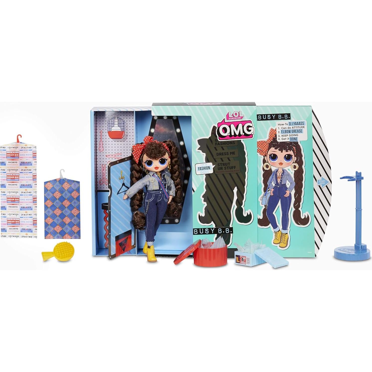 Muñeca de Moda L.O.L. Surprise! O.M.G. Busy B.B. 20 Sorprisas