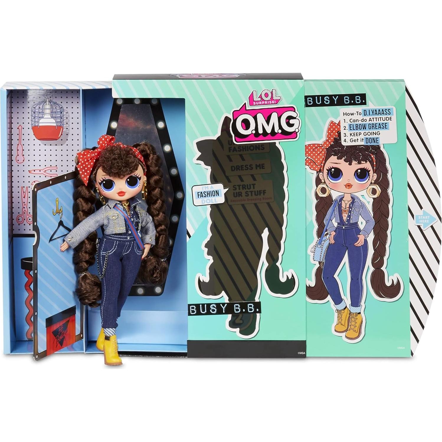 Muñeca de Moda L.O.L. Surprise! O.M.G. Busy B.B. 20 Sorprisas
