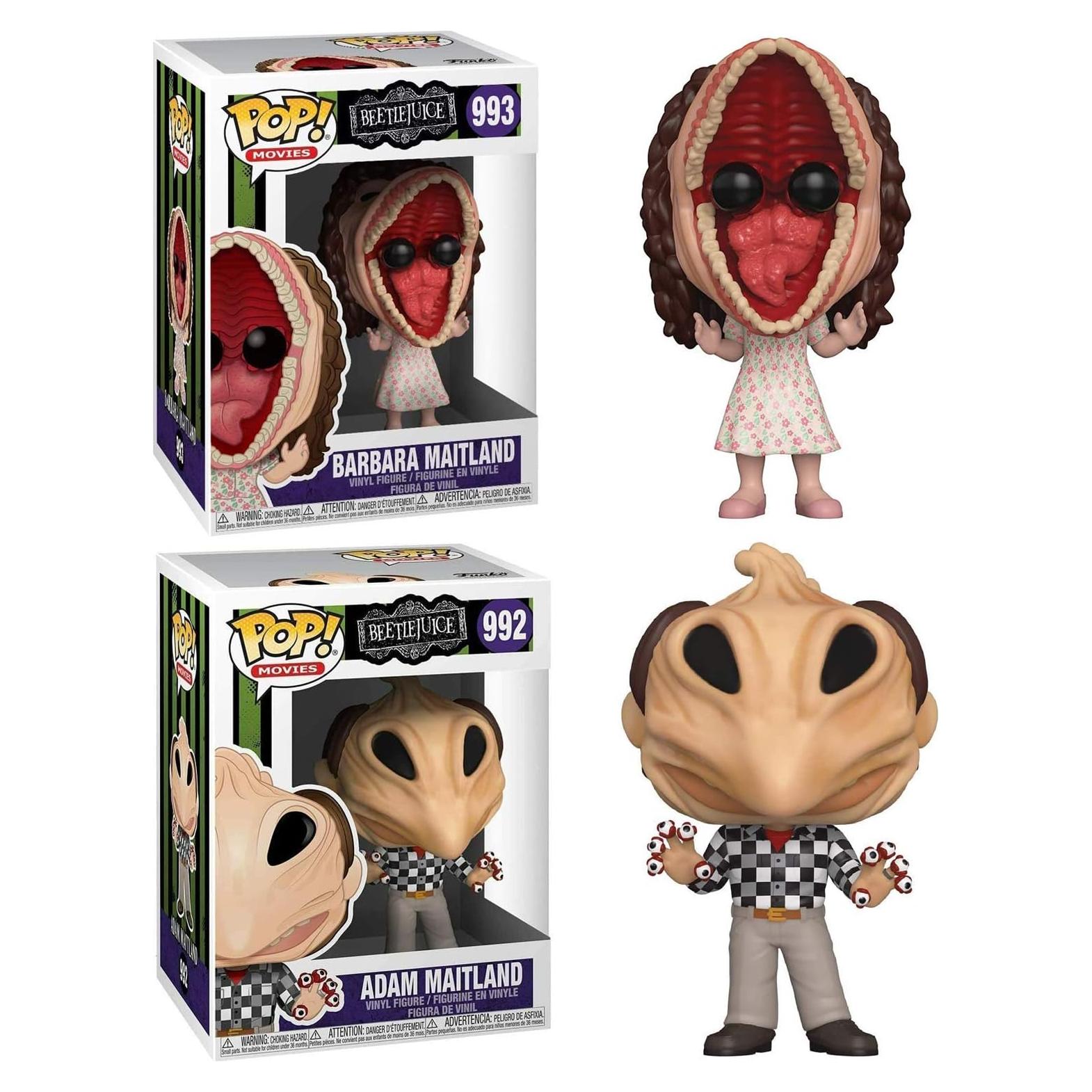 Set de Figuras de Vinilo Beetlejuice Funko Adam y Barbara