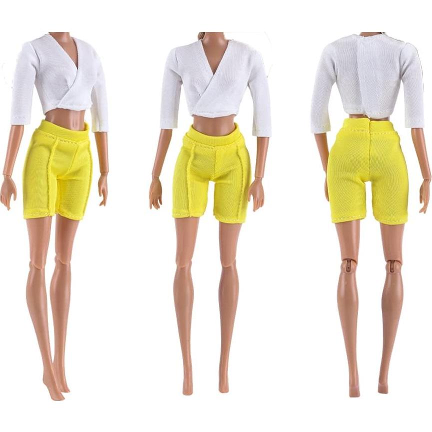 Conjunto de Ropa de Yoga E-TING 3 Piezas para Muñeca 29.21 cm