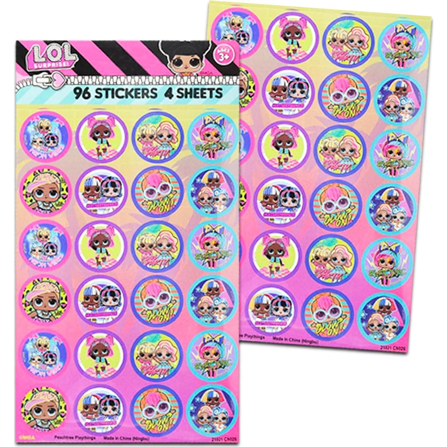 Conjunto de Colorear LOL Surprise - 8 Marcadores y 8 Crayones Jumbo