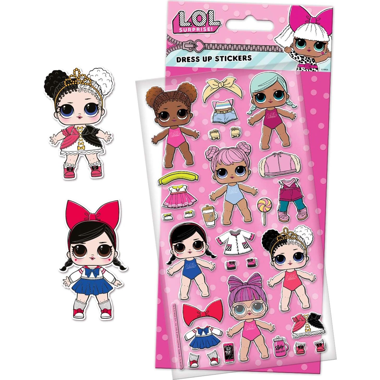 Paquete de Stickers L.O.L. Surprise! Paper Projects 29.7x21cm