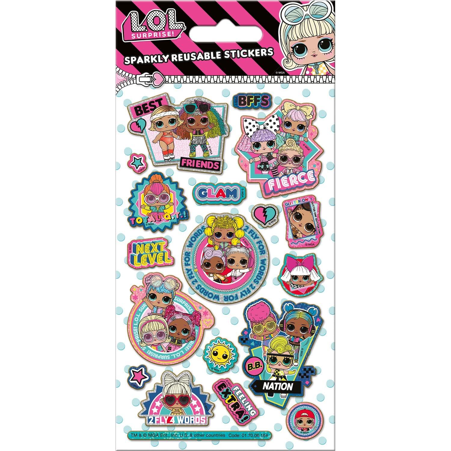 Paquete de Stickers L.O.L. Surprise! Paper Projects 29.7x21cm