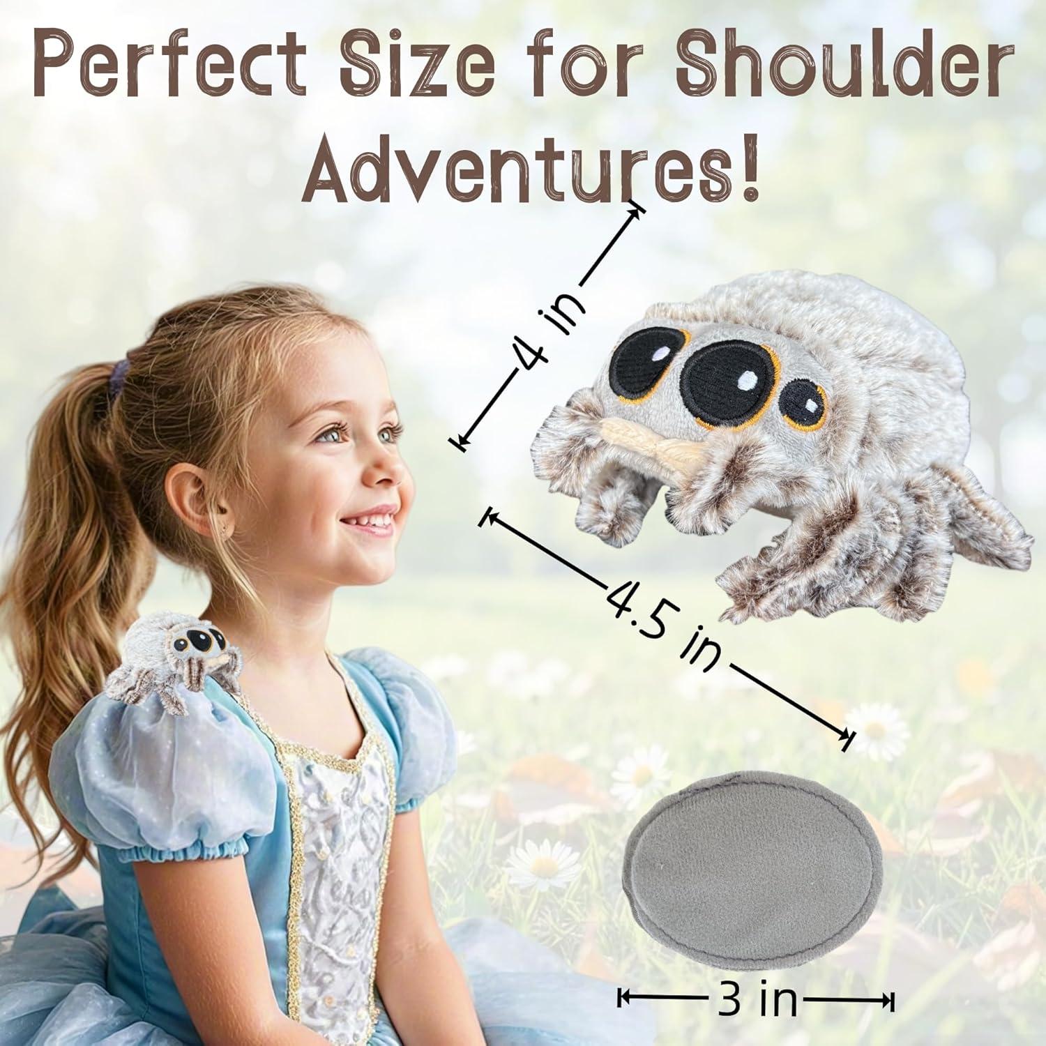 Araña de Peluche Magnética KESHINI 15cm Suave y Compacta