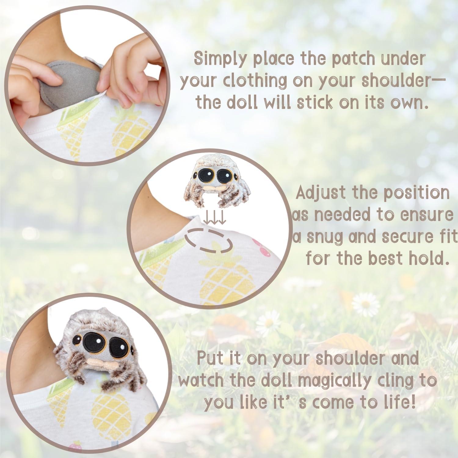 Araña de Peluche Magnética KESHINI 15cm Suave y Compacta