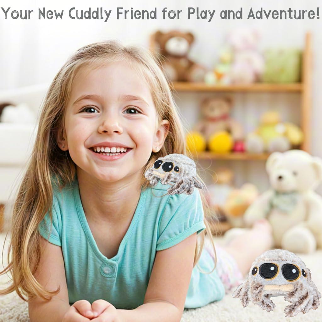 Araña de Peluche Magnética KESHINI 15cm Suave y Compacta