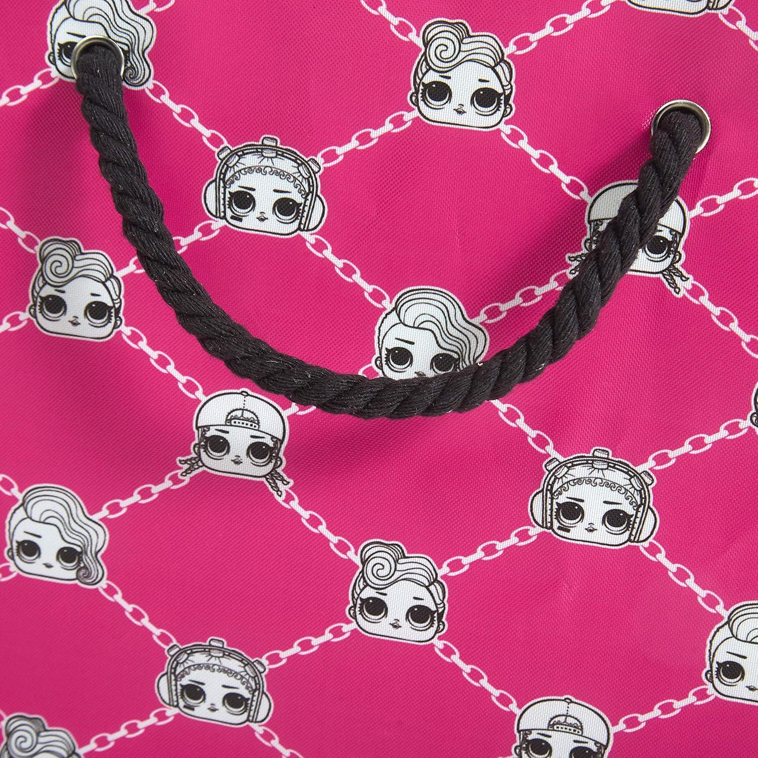 Juego de 2 Cubos de Almacenamiento LOL Surprise Rosa 33x33x33 cm