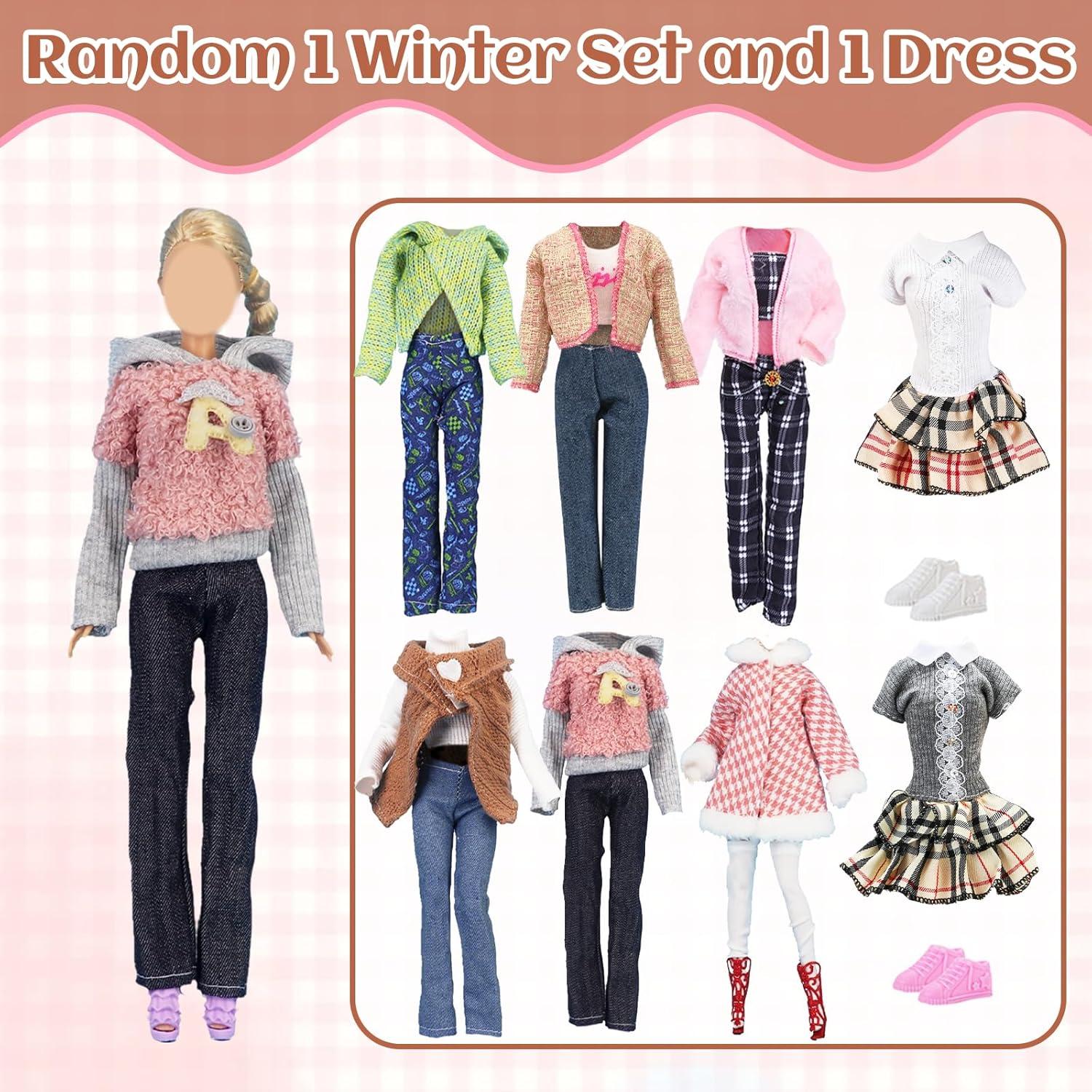 14 Piezas Ropa de Muñeca 30 cm Carreuty - Variados Estilos