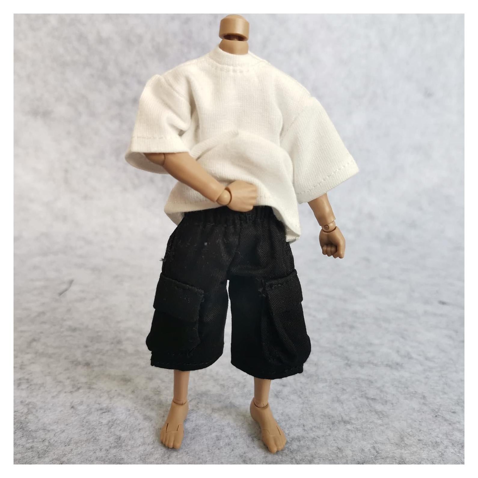 Ropa para figura de acción 1/12 SSbeauty M Camiseta y Pantalones