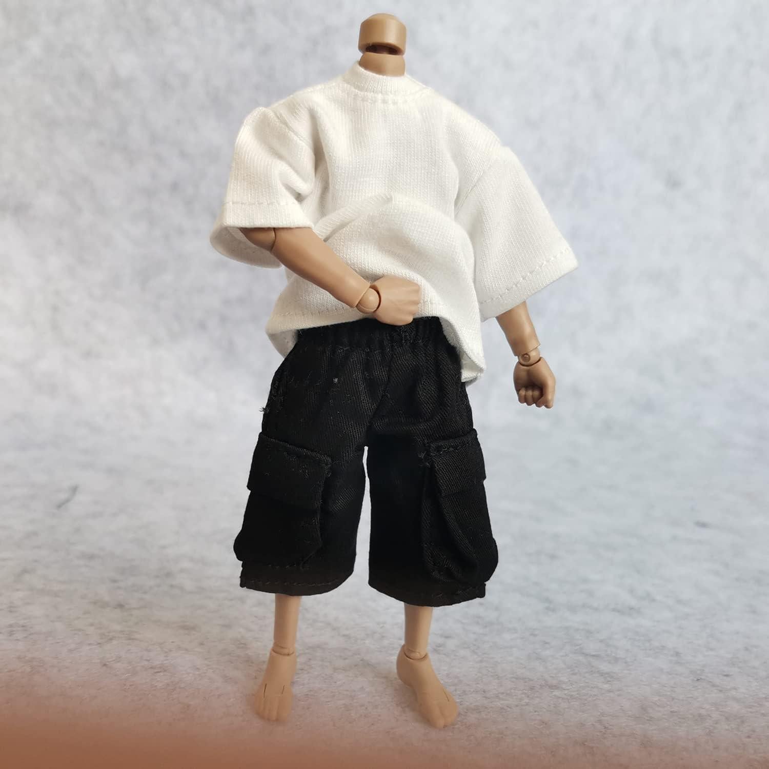 Ropa para figura de acción 1/12 SSbeauty M Camiseta y Pantalones