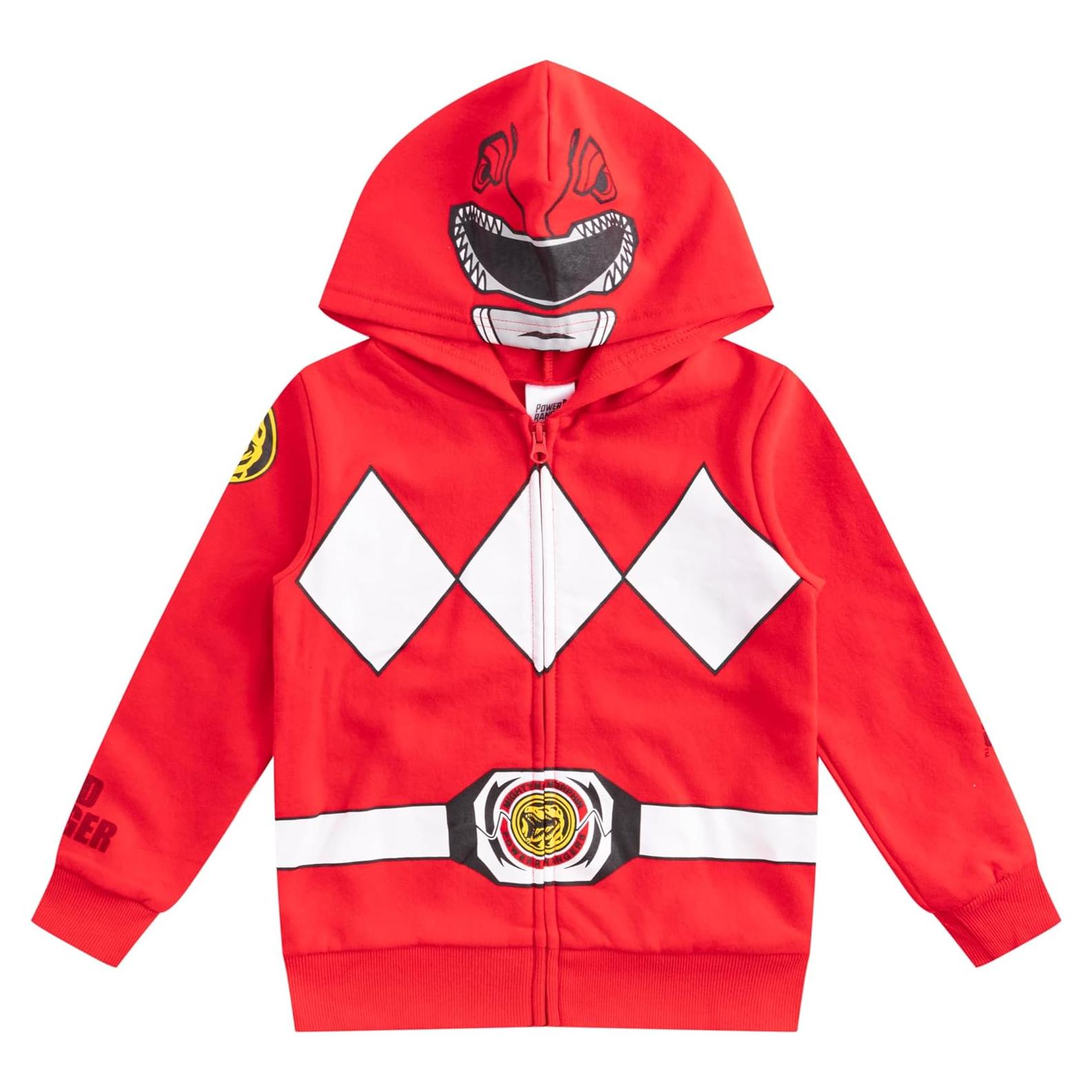 Sudadera con cremallera Hasbro Power Rangers para niños 4-7