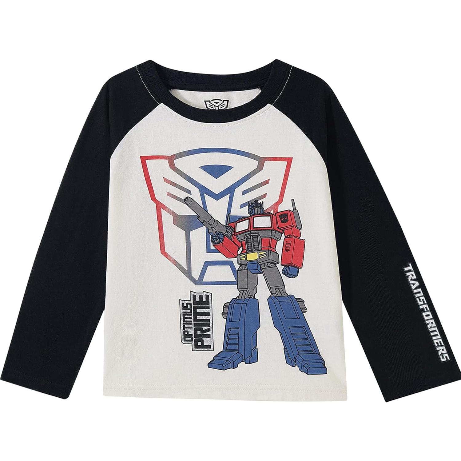 Camisetas de Manga Larga Transformers Hasbro 3 Pack Niños