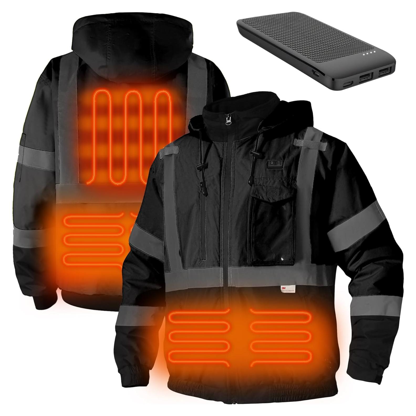 Chaqueta Térmica de Seguridad Hi-Vis DPSAFETY Impermeable