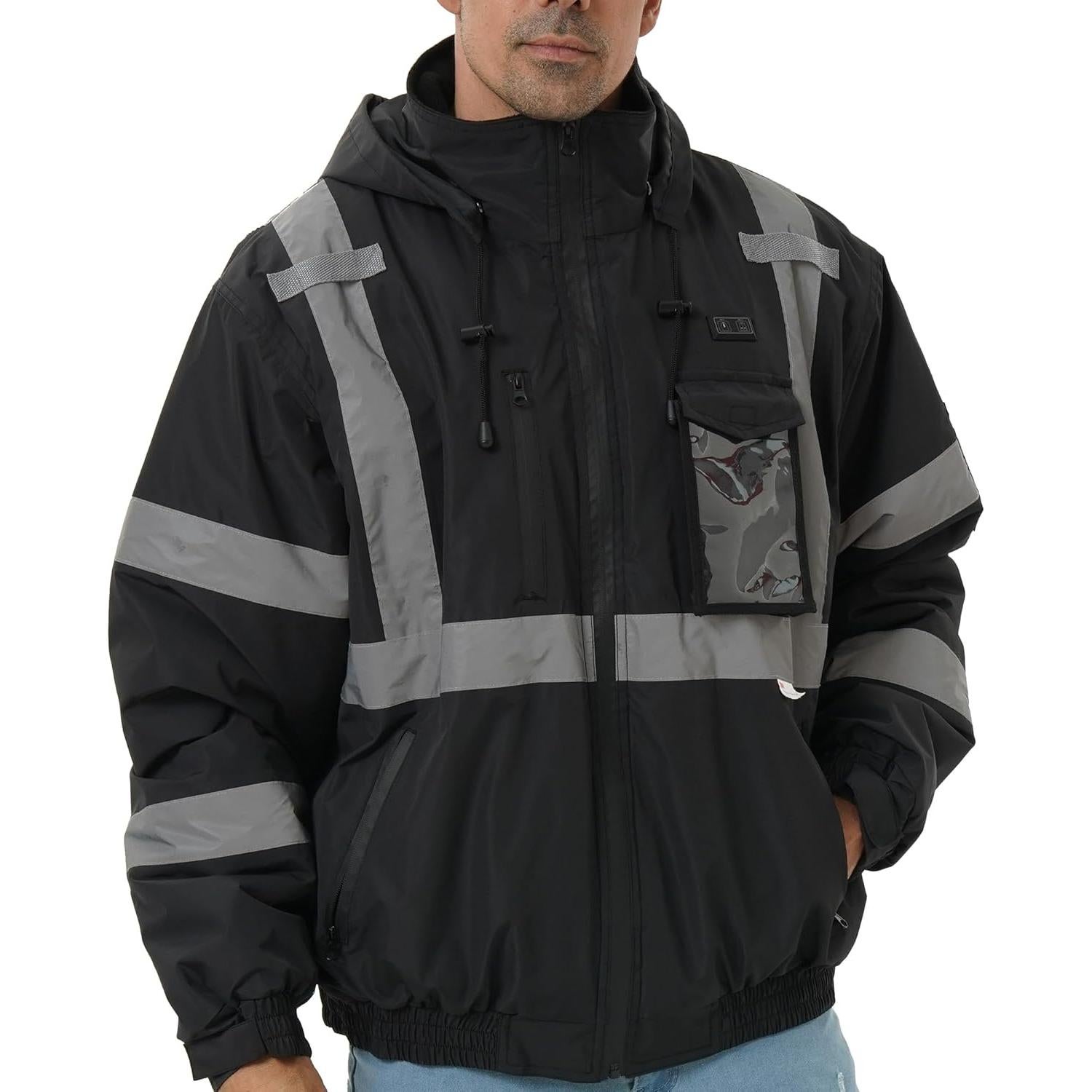 Chaqueta Térmica de Seguridad Hi-Vis DPSAFETY Impermeable