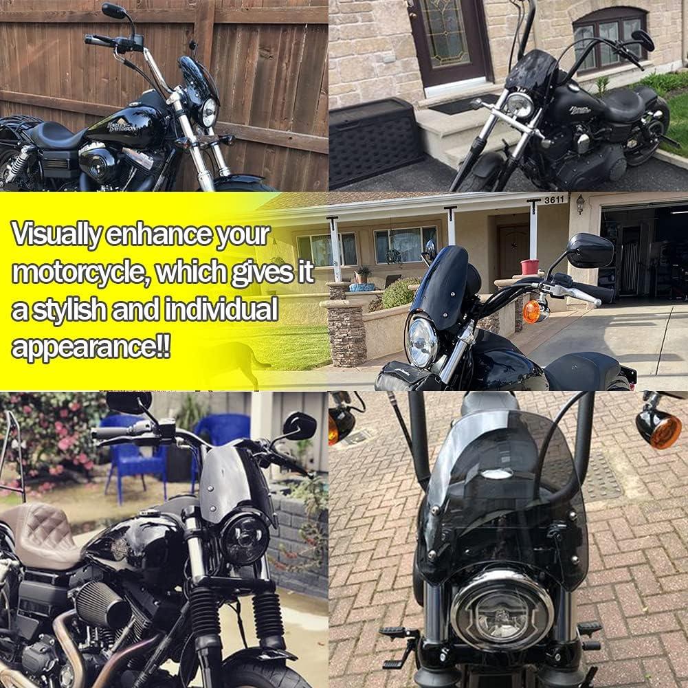 Parabrisas de Motocicleta FATExpress Ahumado Universal 40-50mm