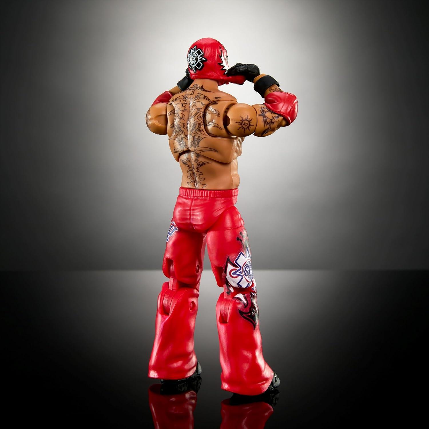 Figura de Acción Ultimate Edition Mattel WWE Rey Mysterio 30 Puntos Articulación
