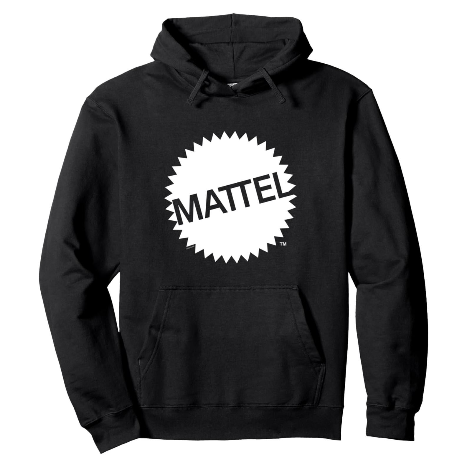 Sudadera con Capucha Mattel Logo Blanco Unisex Adulto