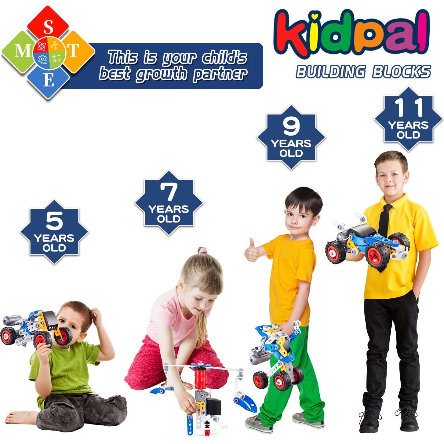 Juego de Construcción Erector Kidpal 113 PCS STEM 5 en 1