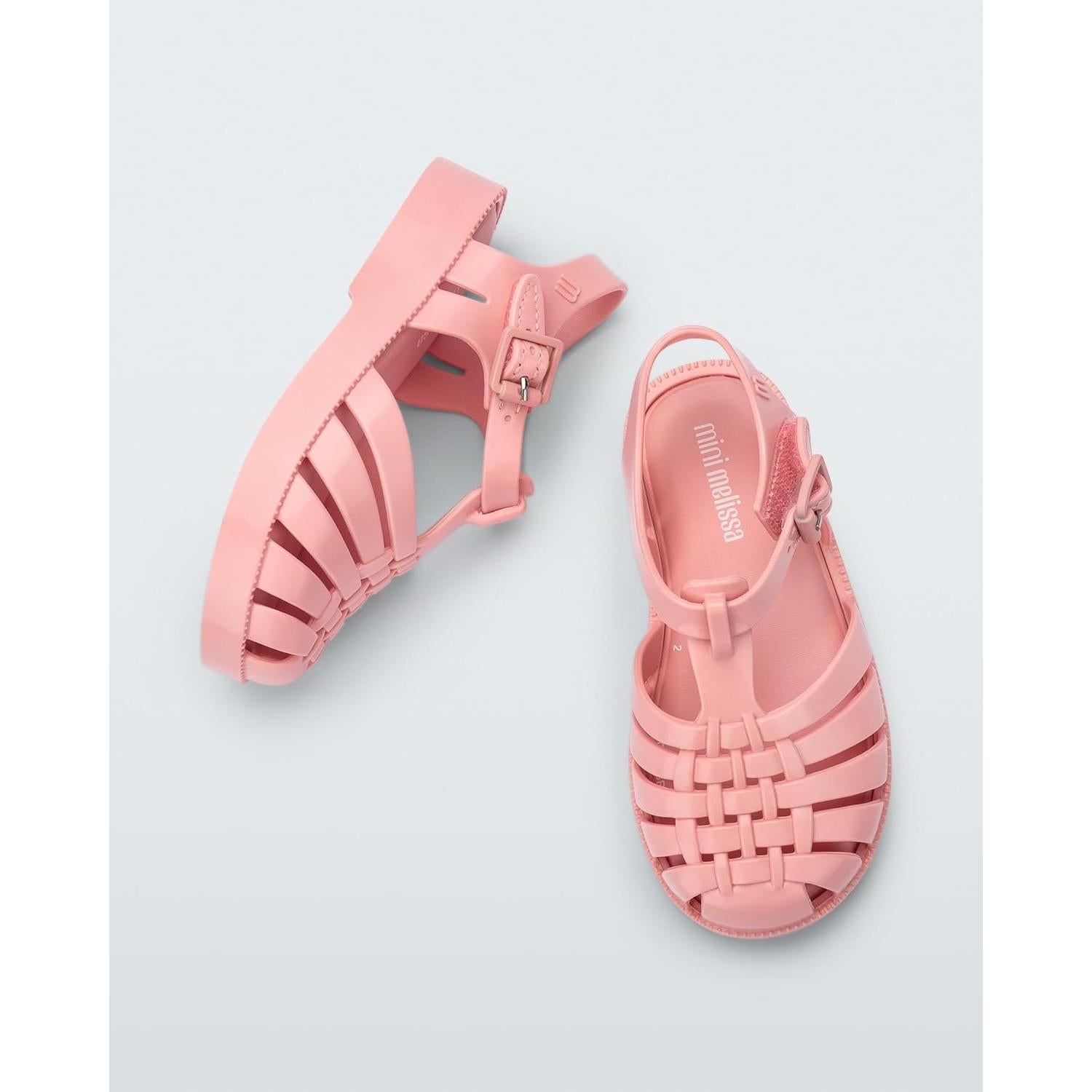 Sandalia de Gel Mini Melissa Posesión Niña Rosa Claro 1