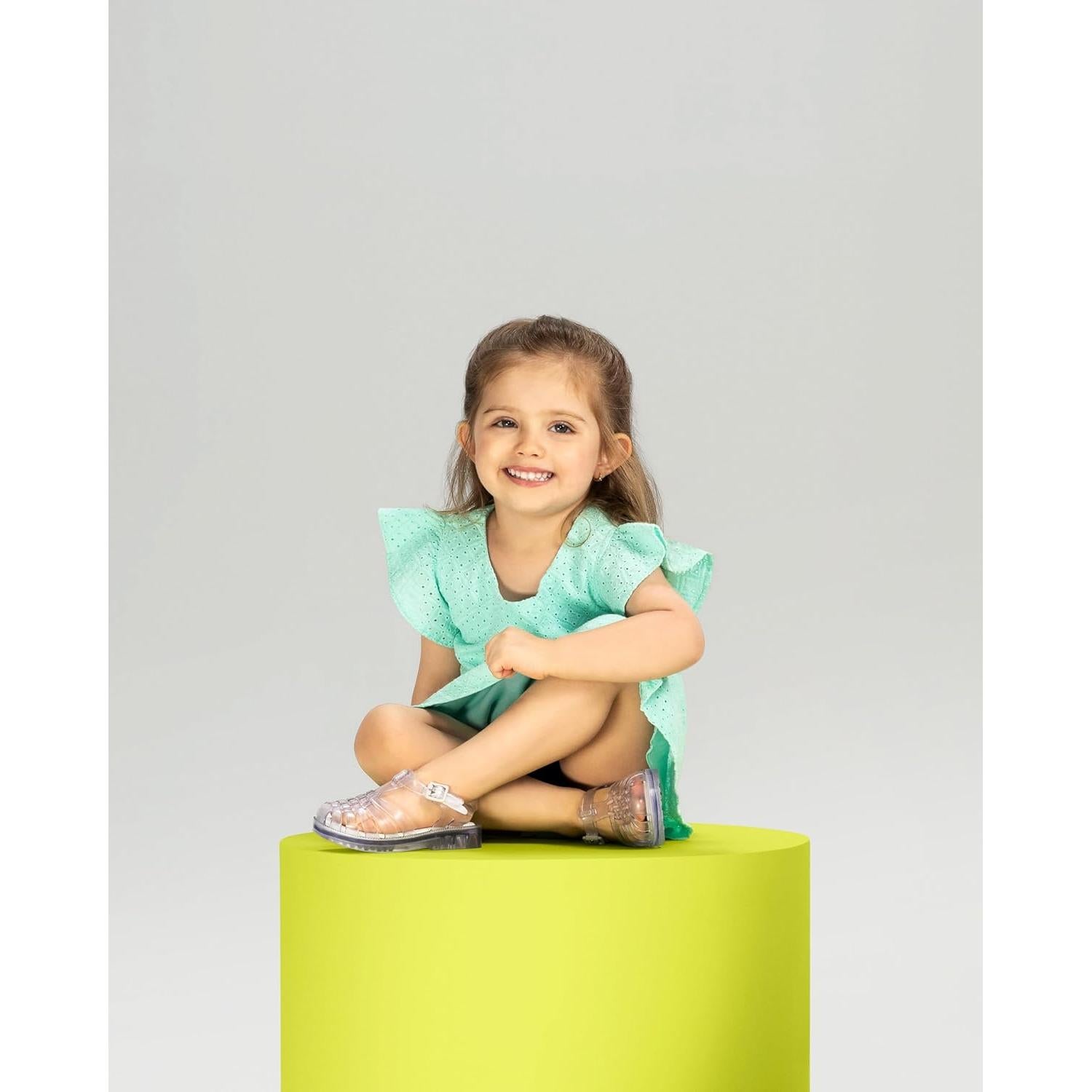 Sandalia de Gel Mini Melissa Posesión Niña Rosa Claro 1