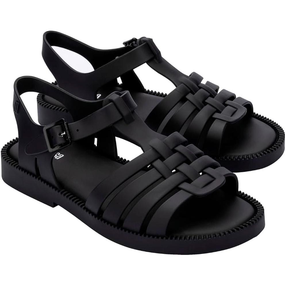 Sandalias Melissa Posesión Fresca para Mujeres - Negro Mate - Talla 7