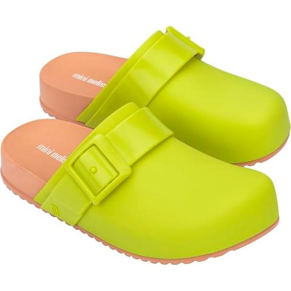 Zapatos Mini Melissa Cozy Clog Niña 11 Verde/Marrón