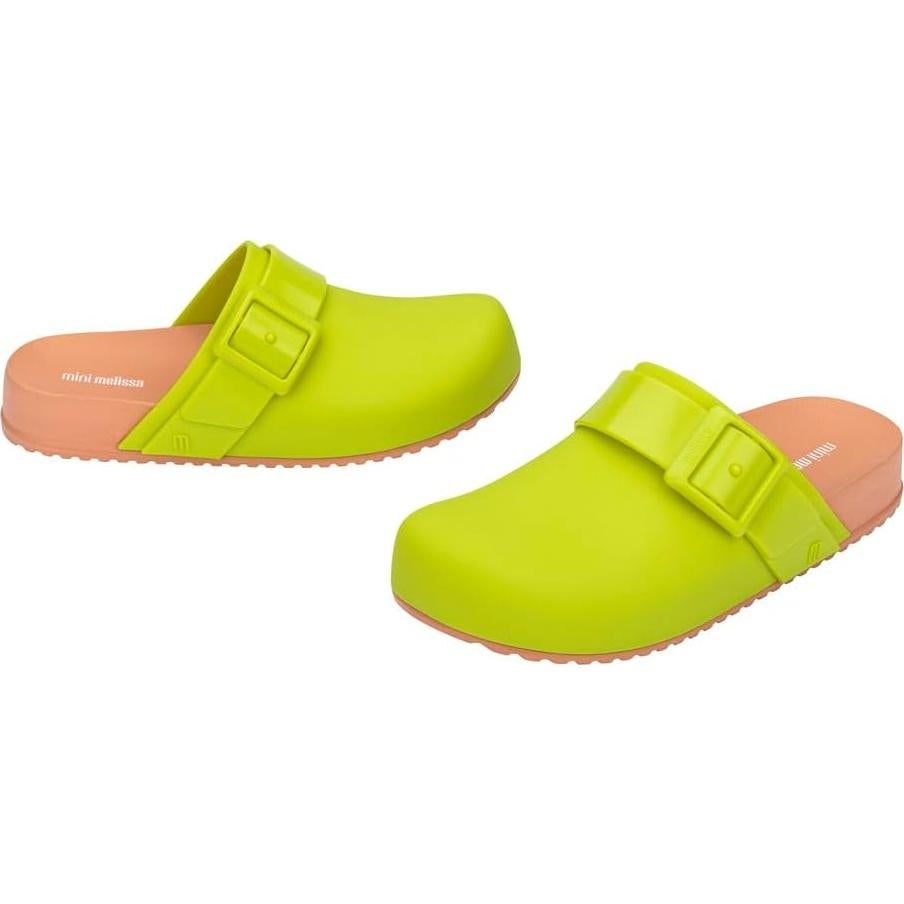 Zapatos Mini Melissa Cozy Clog Niña 11 Verde/Marrón