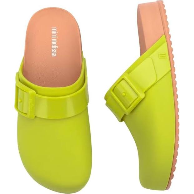 Zapatos Mini Melissa Cozy Clog Niña 11 Verde/Marrón