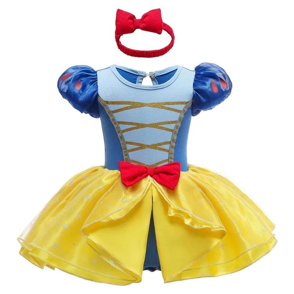 Vestido de Princesa para Bebé Dressy Daisy con Tutu y Diadema