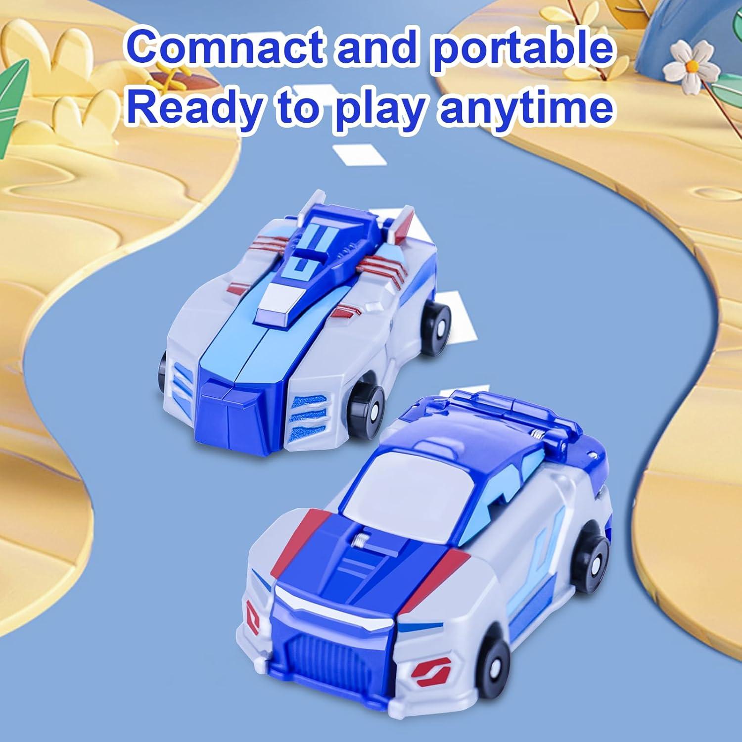 Juguete Transformador Dinosaurio Vixiwi Dragón Ala Plateada 12.7cm