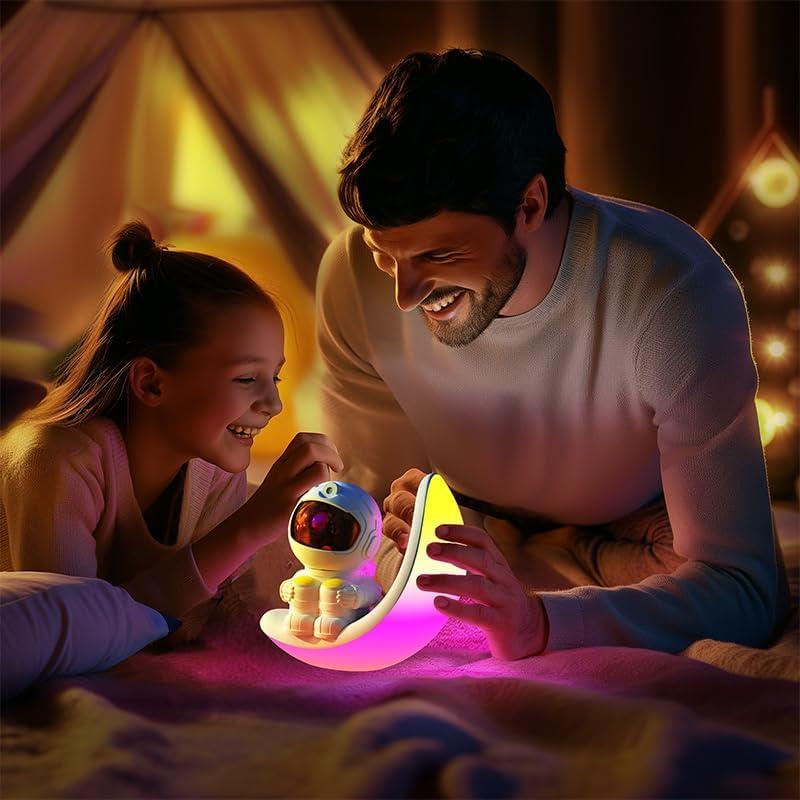 Proyector Galáctico Astronauta Langweisi 3 en 1 con Control Remoto