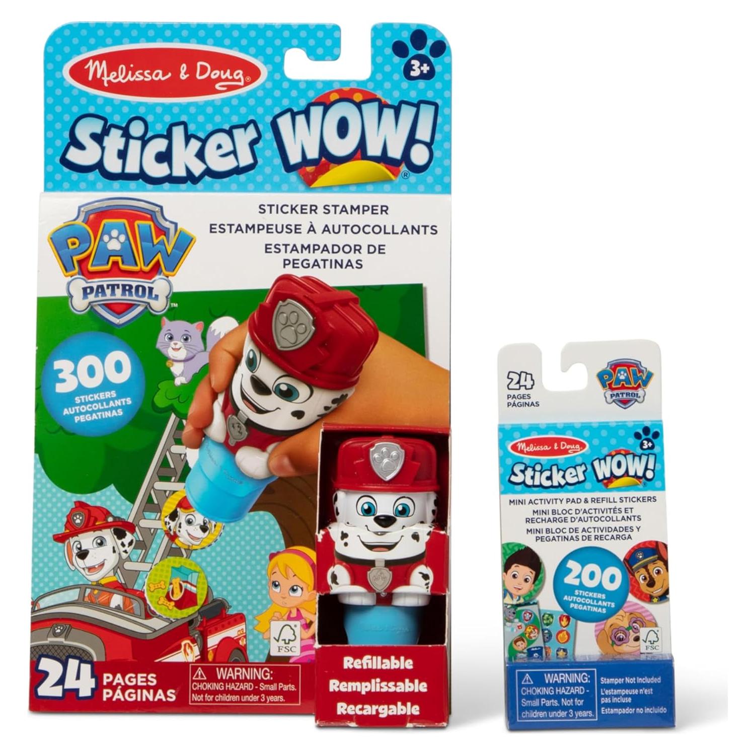 Melissa & Doug Sticker WOW! PAW Patrol Marshall 500 Pegatinas