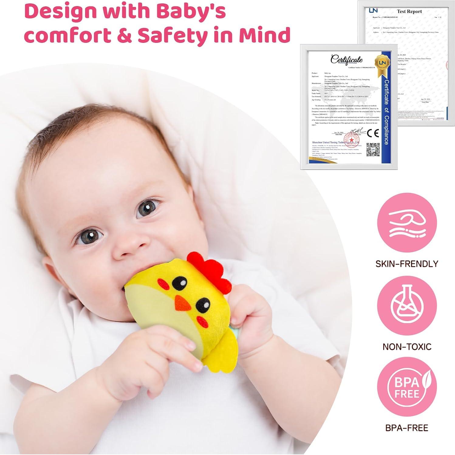 Juguetes Sensoriales para Bebés PADONISE 6-36 Meses