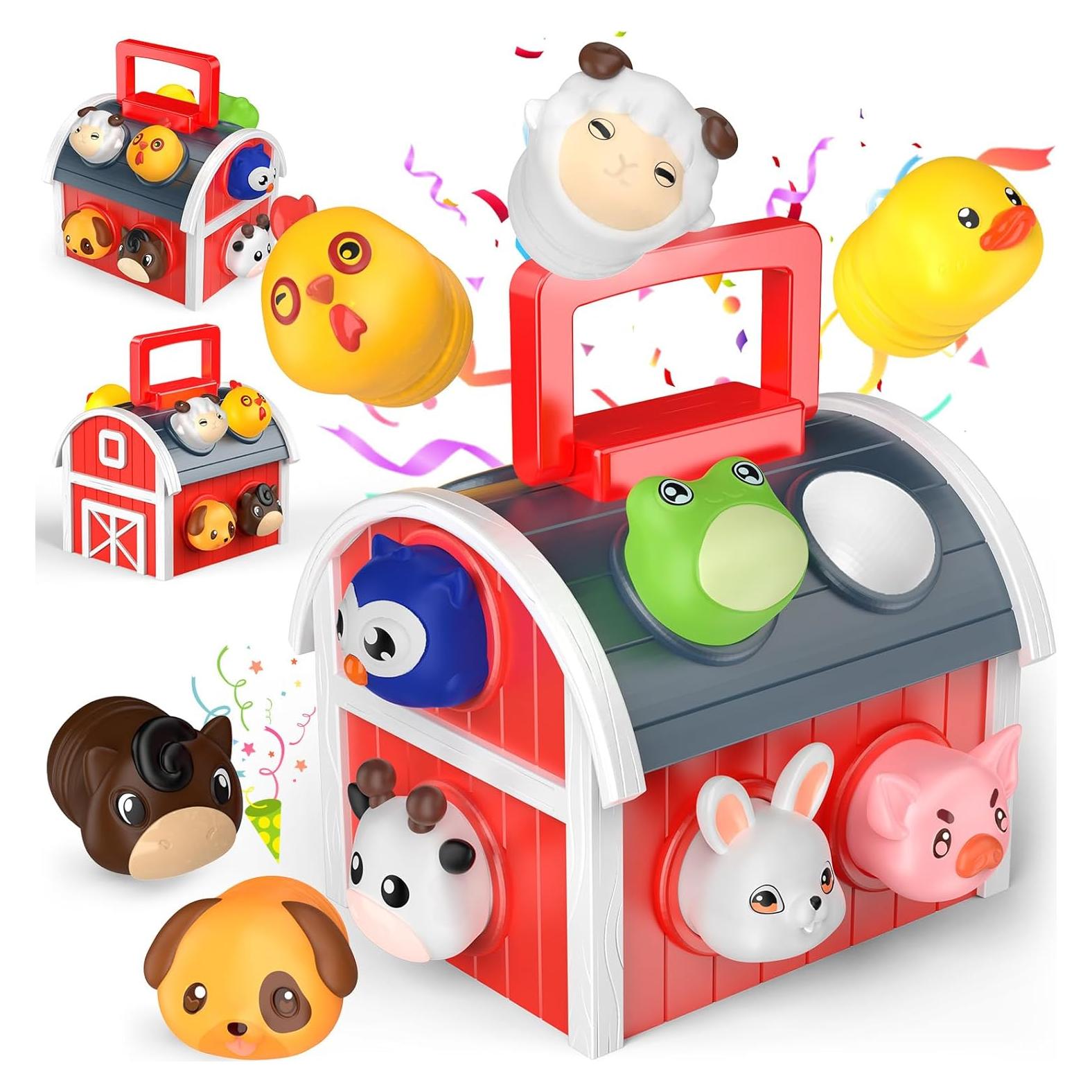 Juguetes Montessori de Animales de Granja SnapGlowz - 10 Piezas